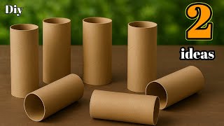 2 Wonderful Ideas With Toilet Paper Rolls Look What I Did With Toilet Paper Rolls And Beads
