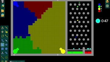 Yellow TAKES NO PRISONERS! Algodoo Marble Race! Multiply or release #algodoo