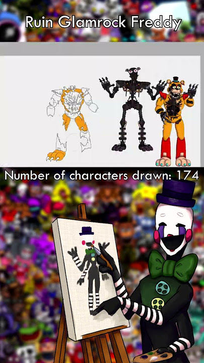 ViciousTrunk on X: Some sketches I made of FNAF security breach