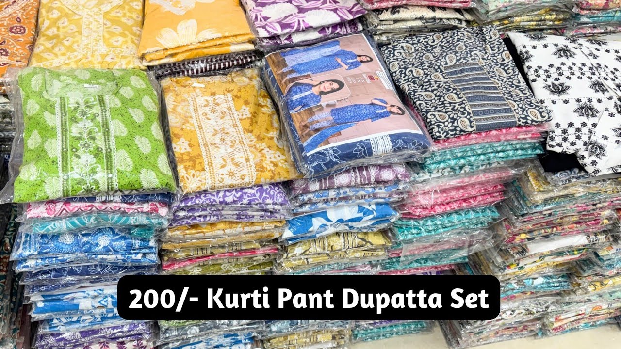 130/- SUPPER KURTI PANT SET VEERA COLLECTION OF JAIPUR KURTI WHOLESALE PRICE