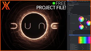 Recreate the DUNE title sequence | HitFilm Tutorial