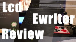 Lcd Writing Tablet eWriter Review Very Similar To E-Ink