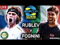 ATP Cup Final 2021 | Rublev v Fognini | Russia v Italy | GTL LIVE Tennis Watchalong