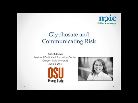 Glyphosate and Communicating Risk