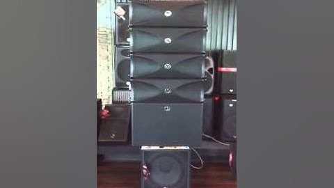 !!! Sound Test: Wharfedale Pro WLA28 & WLA15 Line array ลำโพงไลน์อาร์เรย์ !!!