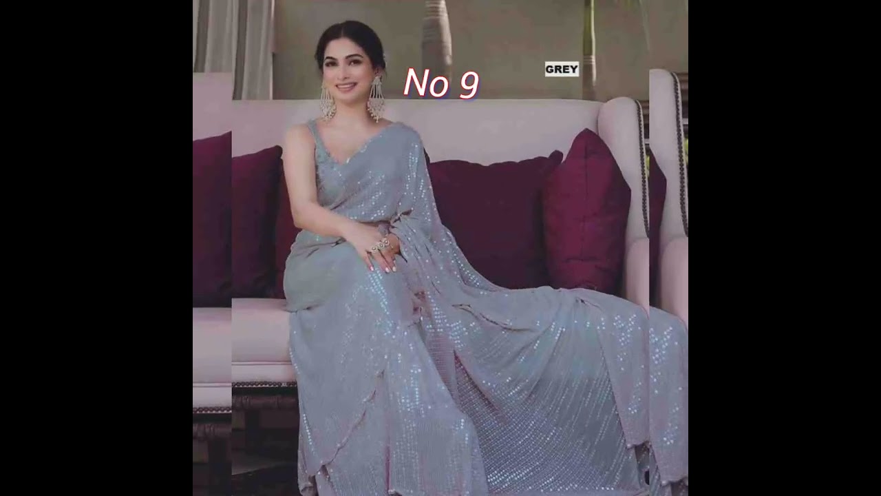 Party Wear Saree Design 