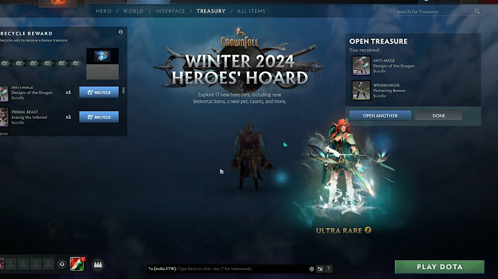 Dota 2 Winter 2024 Heroes' Hoard Wind Ranger Arcana