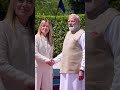 Meloni shares glimpses of Modi's visit to Italy