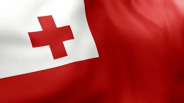 Tonga Flag Animation | 4k | Flags of the World