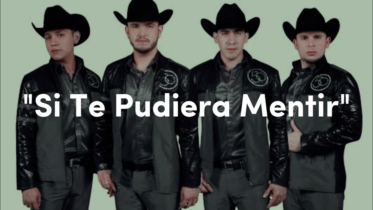 Si Te Pudiera Mentir Gerardo Coronel Letra "Si Te Pudiera Mentir - Calibre 50 (Letra) - YouTube