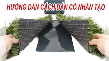 Cách Thi Công Dán Thảm Cỏ Nhân Tạo Sân Vườn | SG