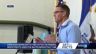 Get the facts: How Iowa representatives voted on federal investments used to fund water infrastru...