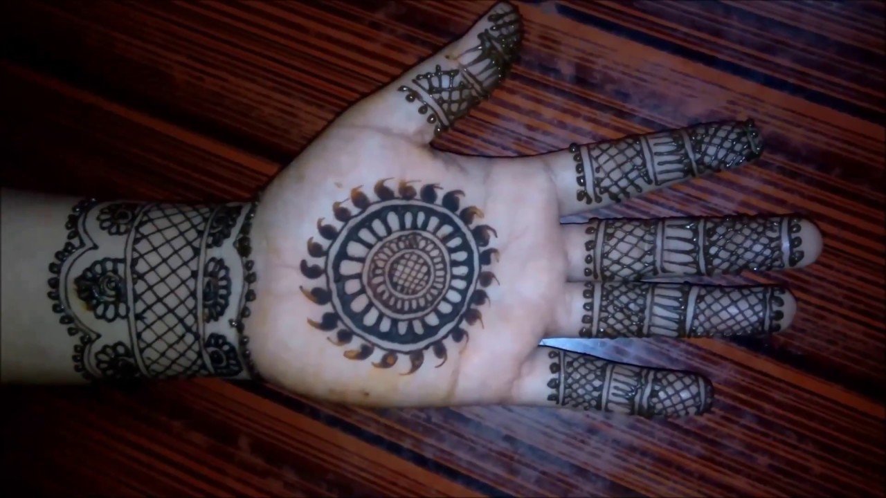 Easy Simple Beautiful Circular Mehndi Designs For Hands Latest