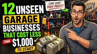12 Hidden Garage Businesses You Can Start for Under $1,000 |  #garagebusiness  #businessideas