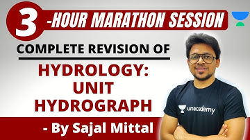 Hydrology: Unit Hydrograph | Marathon Session | GATE/ESE 2021 Exam Preparation | Sajal Mittal