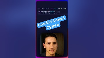 Nice: Conditional Types in TypeScript #typescript #typescripttutorial #coding #programming