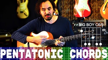 CHORDS FROM PENTATONIC SCALES (reuse your pentatonic knowledge for colorful chords)
