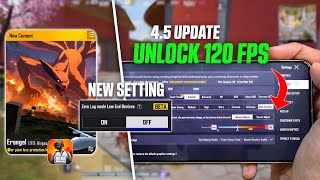 BGMI 4.5 UPDATE 🔥 90/120 FPS Unlock + BEST Lag Fix Guide (Naruto Update) screenshot 5