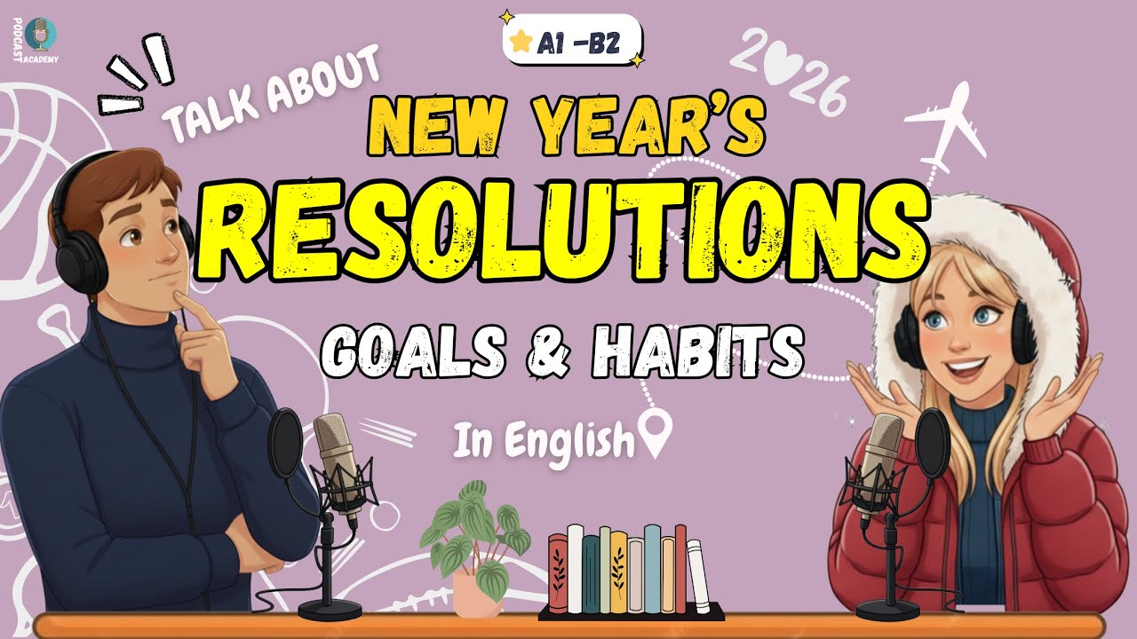 Speak About New Year’s Resolutions in English | Easy English Conversations