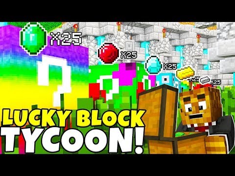 New Minecraft Modded Lucky Block Tycoon W Cookie Sword Mod Minecraft Mod Minigame Jeromeasf Youtube - hacking client for roblox lucky blocks