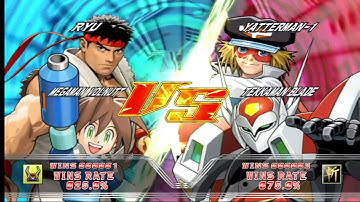 Tatsunoko Vs Capcom: (Online) Tekkaman Blade / Yatterman-1 vs MegaMan / Ryu