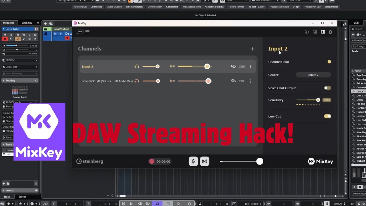 MixKey от Steinberg — это лучший чит-код для потоковой передачи вашей DAW!!!!