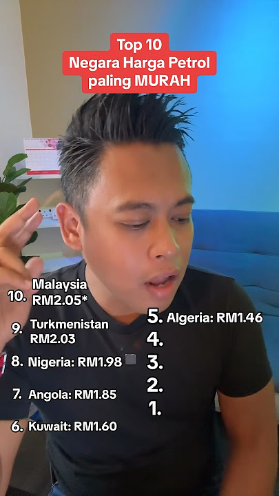10 Negara PETROL paling Murah dalam Dunia