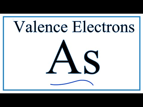 Video: Waarom heeft arseen 5 valentie-elektronen?