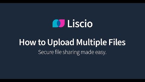 How to Upload Multiple Files in Liscio (Mobile Version)