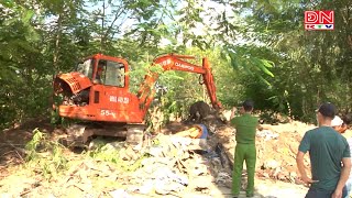 Công ty TNHH Shing Mark Vina đốt, đổ và chôn lấp hơn 13 tấn chất thải công nghiệp ra môi trường