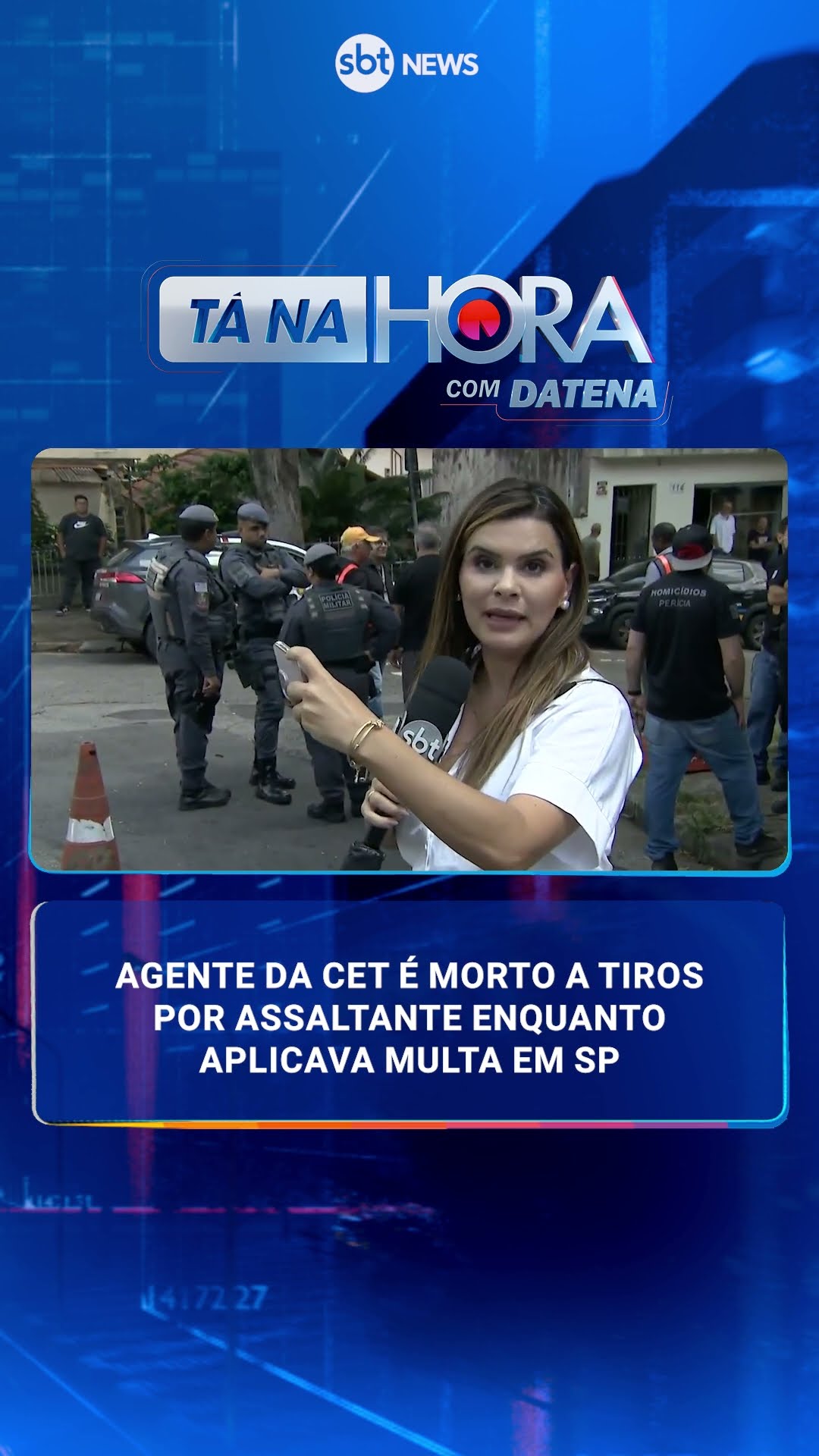Agente da CET é morto a tiros por assaltante enquanto aplicava multa em SP