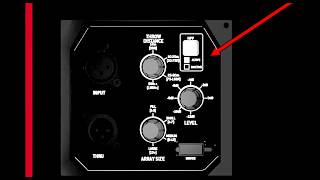 Throw Distance Knob & Array Size Knob on EAW's NT208L