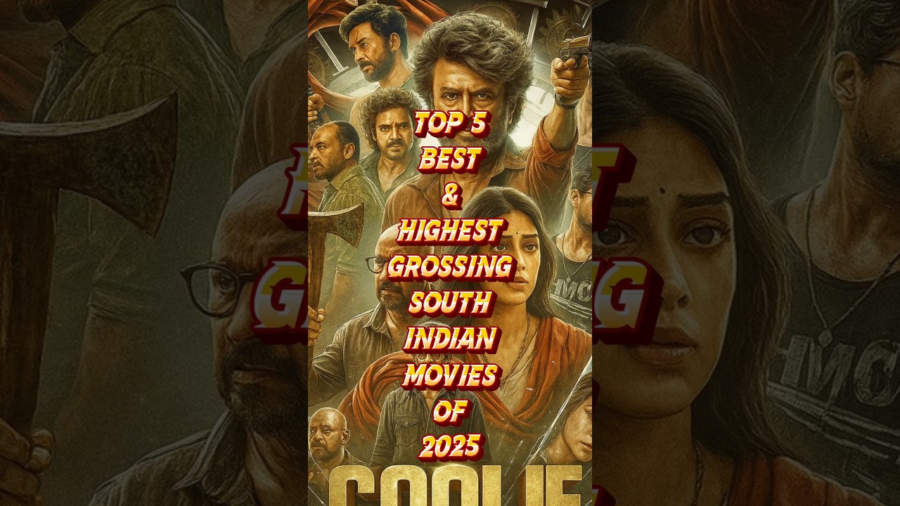 Top 5 Best & Highest Grossing South Indian Movies of 2025! 🎬🔥#shorts