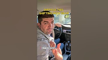 Manual Hard To Shift or Won