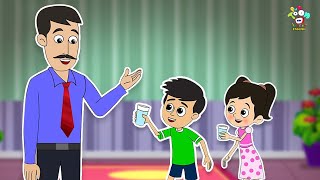 Gattu helped Dad | Helpful Kids | English Moral Stories | English Animated | English Cartoon by PunToon Kids Fun & Learn - English 347 views 7 days ago 2 minutes, 43 seconds