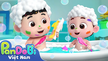 Đi tắm thật vui | Cùng nhau đi tắm | Học mà chơi | Nhạc thiếu nhi vui nhộn | Super Pandobi
