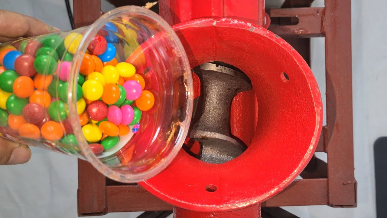 Skittles vs Crusher | Satisfying Soothing Process - YouTube