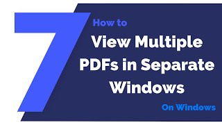 an easy way to view multiple pdf files in separate windows | pdfelement 7