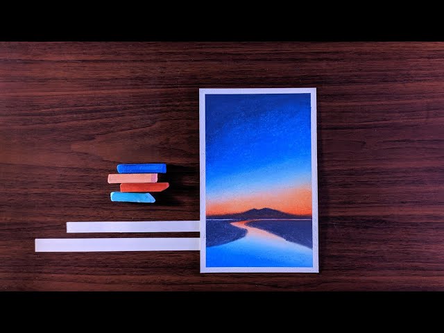 Scenery drawing of love birds with soft pastels - pastel drawing - YouTube  | Pastel art, Oil pastel art, Easy drawings