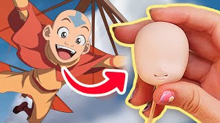 ¡Hice una FIGURA de AANG con PORCELANA! ✨ (Y a otros dos 👀) | AVATAR the last airbender | TUTORIAL