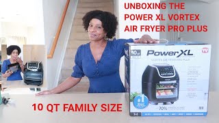 Power XL Vortex 10qt 1700w Air Fryer Pro Oven Unboxing plus first