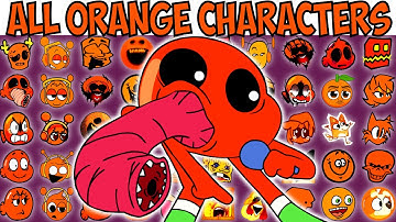 ALL ORANGE TEST | FNF Character Test | Gameplay VS Playground