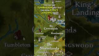 How Close is Tumbleton to Kings Landing? #asoiaf #houseofthedragon #hotd #gameofthrones #podcast @HistoryofWesteros