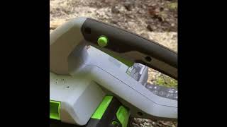 Test run of the EGO 16” battery powered chainsaw