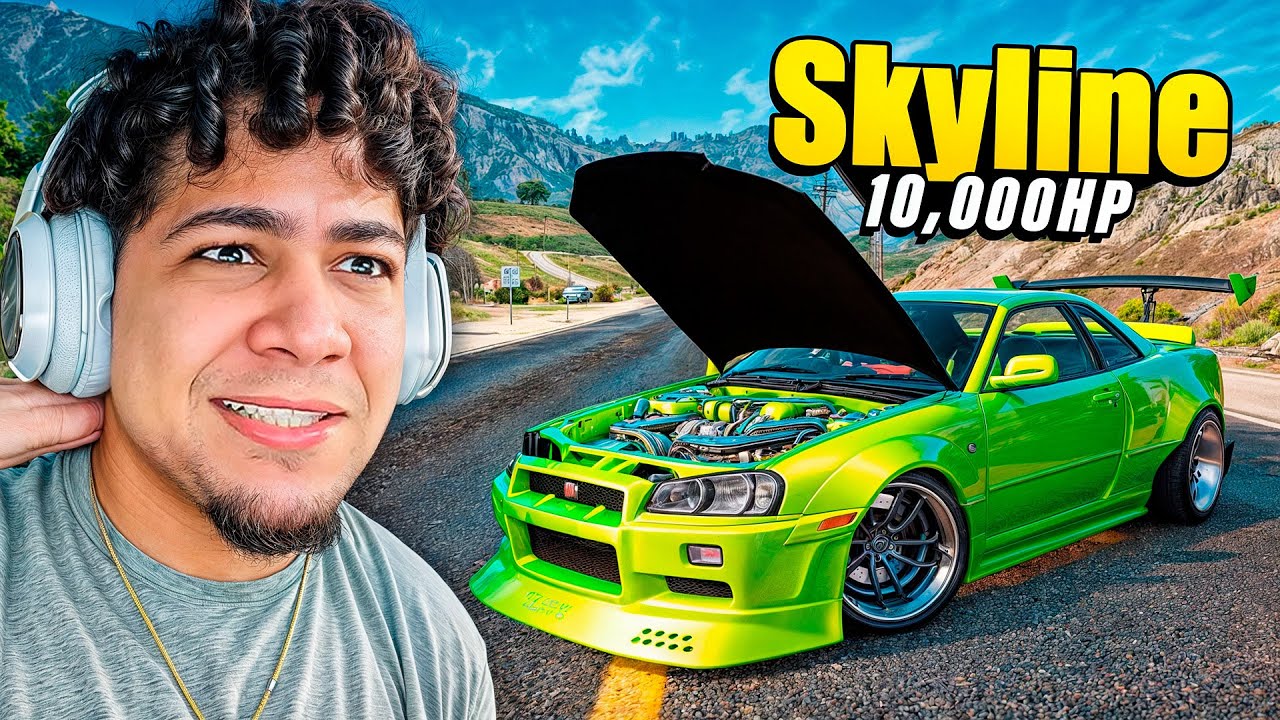 CONSIGO un Nissan Skyline EN ARRANCONES 😱 Gta Rp