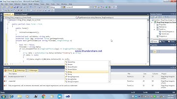 .net C# - Drag Drop image Video 1