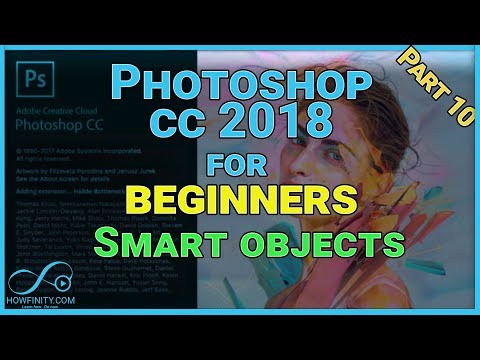 How to use Photoshop CC -Part-Working with smart objects in photoshop