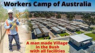 جولة في معسكر العمال | ما مدى جودة قرية سكن العمال في أستراليا؟ | العرض الرائع