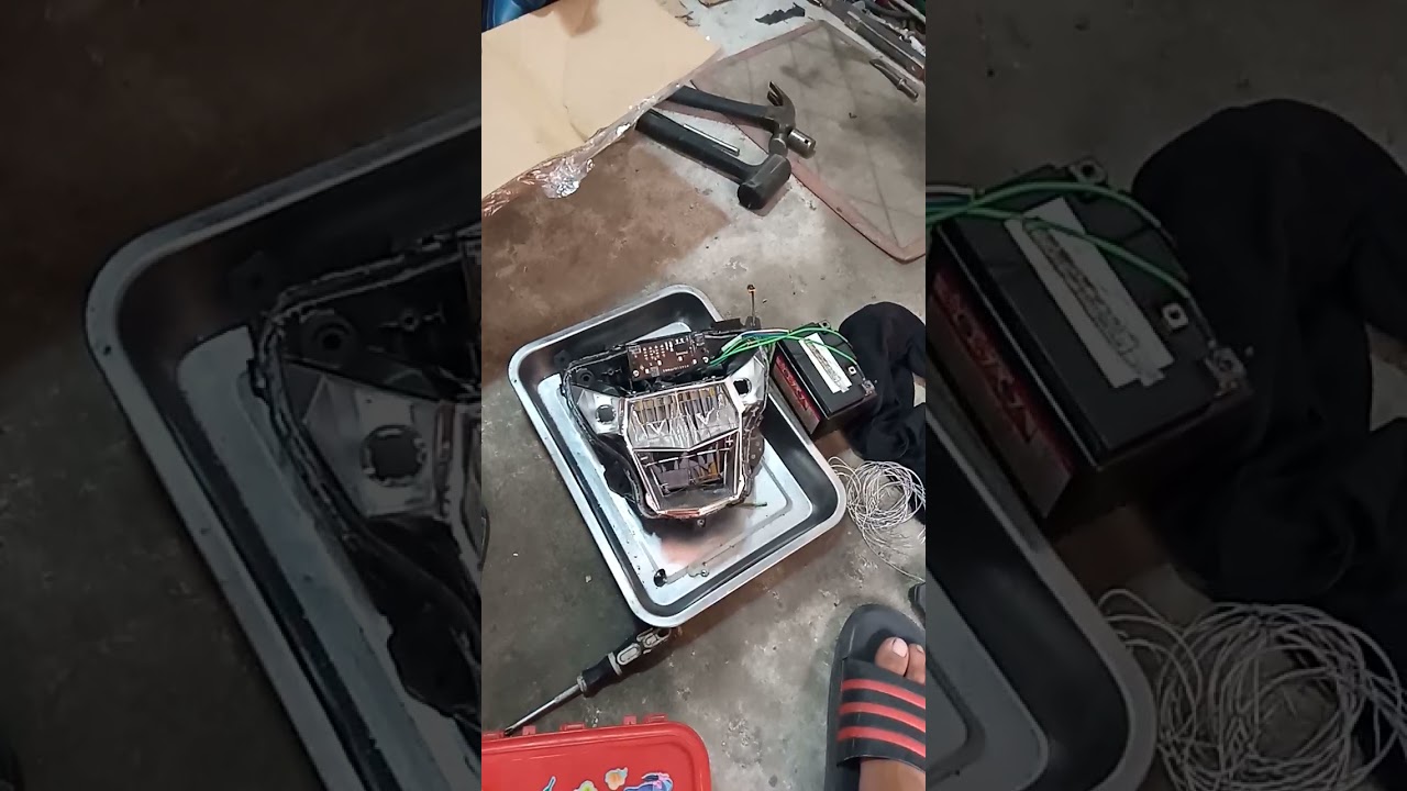 Raider 150 fi Headlight Assembly YouTube