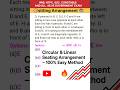 Sitting. Arrangement Practice Questions | SSC, CHSL, RRB, NTPC. #reasoning #shorts #sitting #sscje